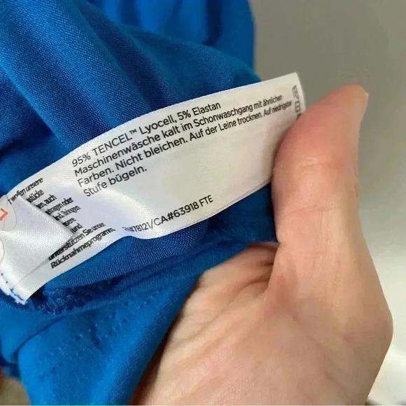 NWT Eileen Fisher Jersey Mock Neck Dress Marine size XL - Picture 6 of 9